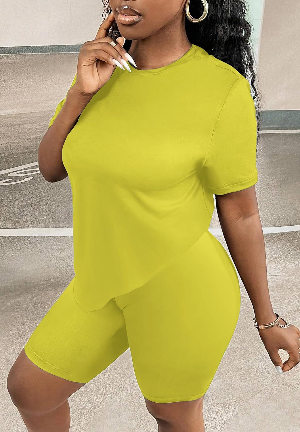Two Piece Outfits for Women Summer Beach Short Sets Active Tracksuits
